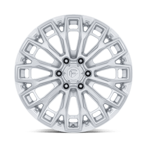 Fuel Offroad FC882 TRAX Gloss Silver W/ Machined Face 20x9 +1 8x165.1mm 125.1mm