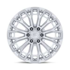 Fuel Offroad FC882 TRAX Gloss Silver W/ Machined Face 20x9 +1 8x180mm 124.2mm - Wheelwiz