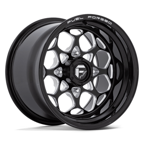Fuel Offroad FV400 SCEPTER UTV Gloss Black Milled 15x10 0 4x156mm 115.1mm - Wheelwiz
