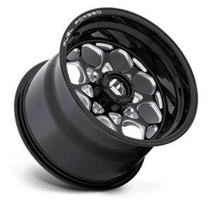 Fuel Offroad FV400 SCEPTER UTV Gloss Black Milled 15x10 0 4x156mm 115.1mm - Wheelwiz