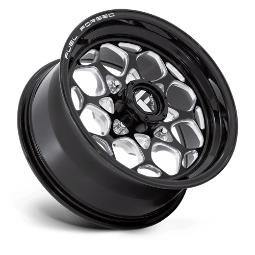 Fuel Offroad FV400 SCEPTER UTV Gloss Black Milled 15x7 +10 4x137mm 96mm - Wheelwiz
