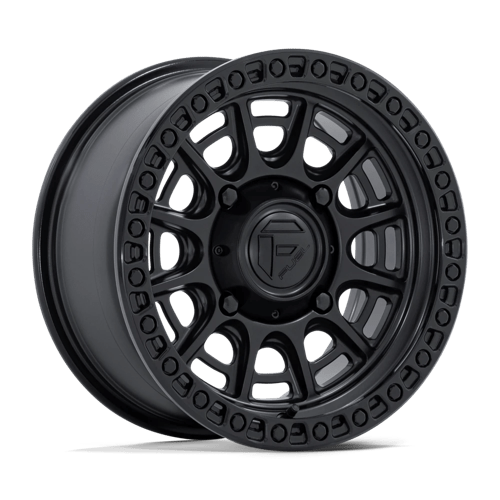 Fuel Offroad FV832 CYCLE UTV Matte Black W/ Gloss Black Lip 15x7 +10 5x114.3mm 72.6mm - Wheelwiz