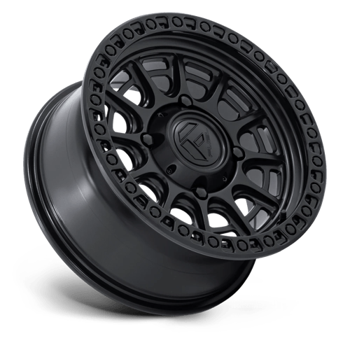 Fuel Offroad FV832 CYCLE UTV Matte Black W/ Gloss Black Lip 15x7 +10 5x114.3mm 72.6mm - Wheelwiz