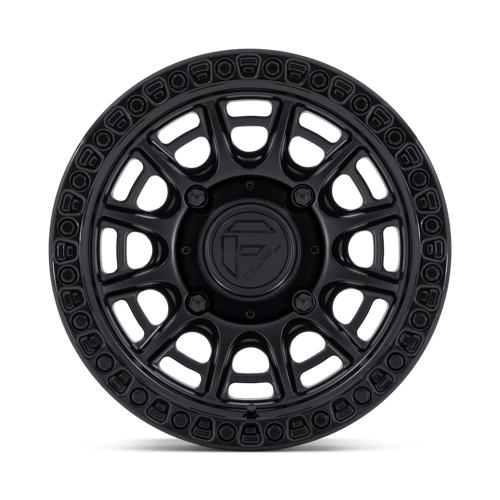 Fuel Offroad FV832 CYCLE UTV Matte Black W/ Gloss Black Lip 15x7 +38 4x156mm 115.1mm - Wheelwiz