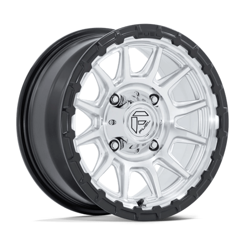 Fuel Offroad FV866 PISTON UTV Hyper Silver Mach-fc M-blk Lip 15x7 +38 4x156mm 115.1mm - Wheelwiz
