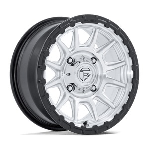 Fuel Offroad FV866 PISTON UTV Hyper Silver Mach-fc M-blk Lip 15x7 +10 4x110mm 79.4mm - Wheelwiz