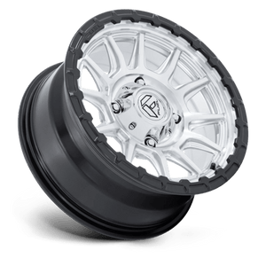 Fuel Offroad FV866 PISTON UTV Hyper Silver Mach-fc M-blk Lip 15x7 +38 4x137mm 96mm - Wheelwiz