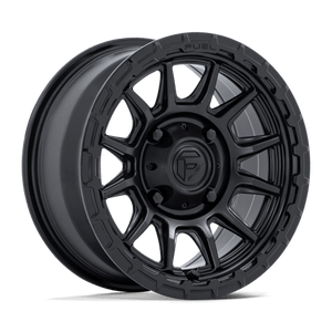 Fuel Offroad FV866 PISTON UTV Matte Black W/ Gloss Black Lip 15x7 +38 6x139.7mm 100.3mm - Wheelwiz