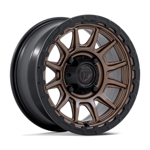 Fuel Offroad FV866 PISTON UTV Matte Bronze W Matte Black Lip 15x7 +10 4x110mm 79.4mm - Wheelwiz