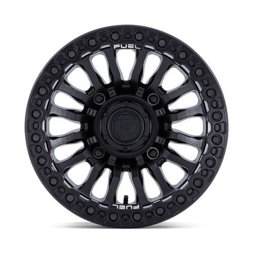 Fuel Offroad FV125 RINCON UTV BEADLOCK Blackout 15x7 +10 4x110mm 86mm - Wheelwiz