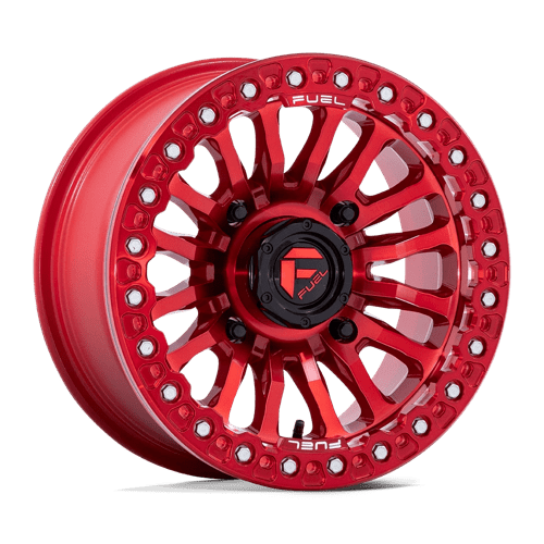 Fuel Offroad FV125 RINCON UTV BEADLOCK Candy Red 15x7 +10 4x110mm 86mm - Wheelwiz
