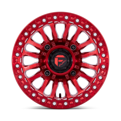 Fuel Offroad FV125 RINCON UTV BEADLOCK Candy Red 15x7 +10 4x110mm 86mm - Wheelwiz