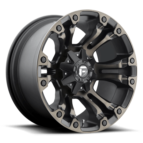 Fuel Offroad D569 VAPOR Matte Black Double Dark Tint 18x9 +19 6x135|6x139.7mm 106.1mm - Wheelwiz