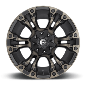Fuel Offroad D569 VAPOR Matte Black Double Dark Tint 17x9 +1 5x114.3|5x127mm 78.1mm