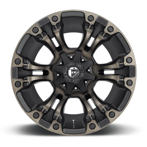 Fuel Offroad D569 VAPOR Matte Black Double Dark Tint 20x10 -18 5x114.3|5x127mm 78.1mm - Wheelwiz