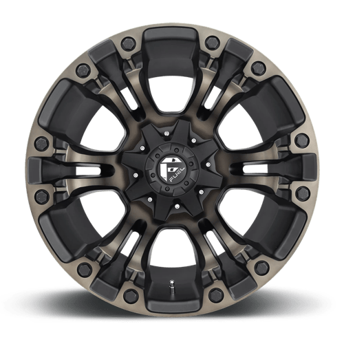 Fuel Offroad D569 VAPOR Matte Black Double Dark Tint 17x9 +1 5x139.7|5x150mm 110.1mm - Wheelwiz