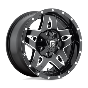 Fuel Offroad D554 FULL BLOWN Gloss Black Milled 20x10 -24 5x114.3|5x127mm 78.1mm - WheelWiz