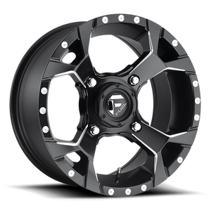 Fuel Offroad D546 ASSAULT Matte Black Milled 14x7 +13 4x137mm 110.1mm - WheelWiz