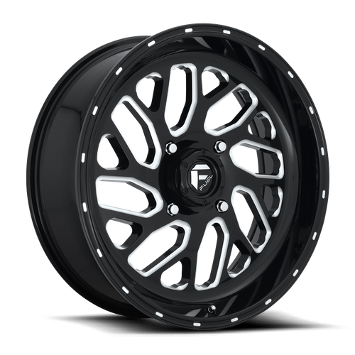 Fuel Off-road D581 GLOSS BLACK MILLED 20x7 +13 4x137mm 110.1mm - Wheelwiz