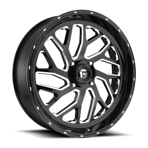 Fuel Off-road D581 GLOSS BLACK MILLED 24x7 +13 4x156mm 132mm - Wheelwiz