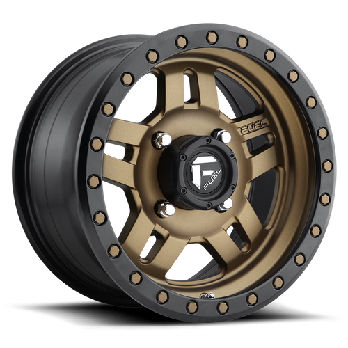 Fuel Off-road D583 MATTE BRONZE BLACK BEAD RING 15x7 +13 4x156mm 132mm
