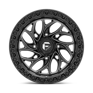 Fuel Offroad D741 RUNNER UTV Gloss Black Milled 15x10 0 4x137mm 110.1mm - Wheelwiz