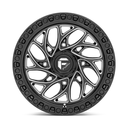 Fuel Offroad D741 RUNNER UTV Gloss Black Milled 15x7 +10 4x156mm 132mm - Wheelwiz