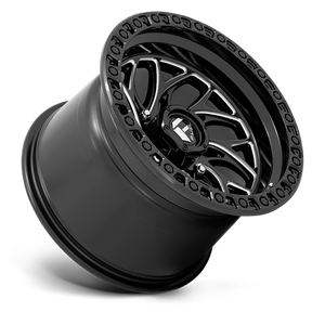 Fuel Offroad D741 RUNNER UTV Gloss Black Milled 15x10 0 4x137mm 110.1mm - Wheelwiz