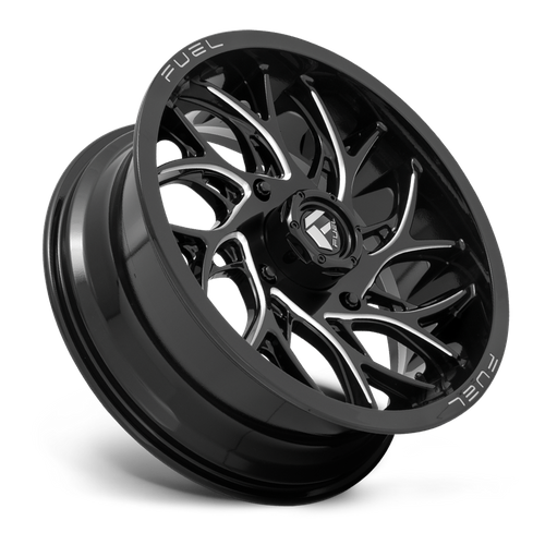 Fuel Off-road D741 GLOSS BLACK MILLED 18x7 +13 4x137mm 110.1mm - Wheelwiz