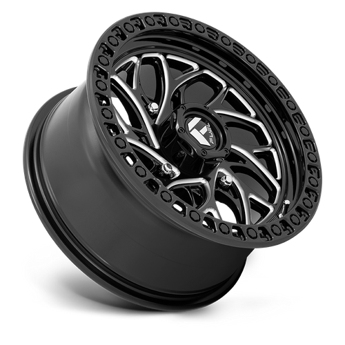 Fuel Offroad D741 RUNNER UTV Gloss Black Milled 15x7 +10 4x156mm 132mm - Wheelwiz