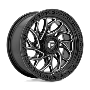 Fuel Offroad D741 RUNNER UTV Gloss Black Milled 15x7 +10 4x156mm 132mm - Wheelwiz