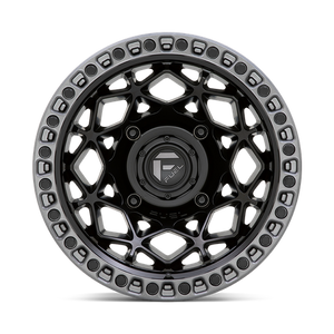 Fuel Offroad D783 UNIT UTV Matte Black W/ Gunmetal Ring 15x10 0 4x137mm 110.1mm
