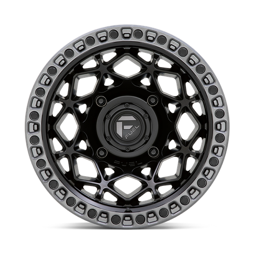 Fuel Offroad D783 UNIT UTV Matte Black W/ Gunmetal Ring 15x7 +10 4x137mm 110.1mm - Wheelwiz