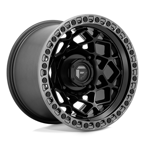 Fuel Offroad D783 UNIT UTV Matte Black W/ Gunmetal Ring 15x10 0 4x137mm 110.1mm