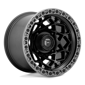 Fuel Offroad D783 UNIT UTV Matte Black W/ Gunmetal Ring 15x7 +10 4x137mm 110.1mm - Wheelwiz