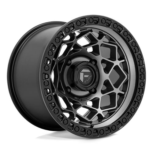 Fuel Offroad D784 UNIT UTV Gunmetal W/ Matte Black Ring 15x10 0 4x137mm 110.1mm