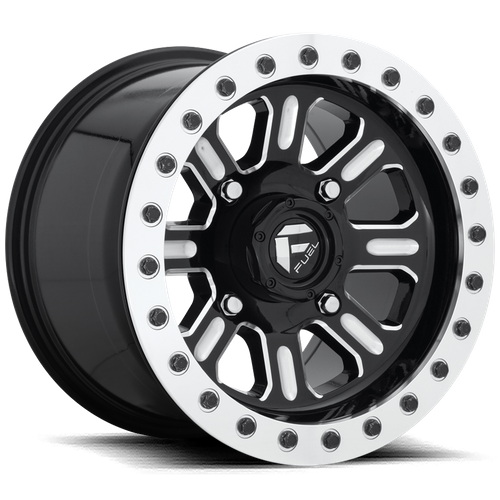 Fuel Off-road D910 GLOSS BLACK MILLED 15x7 +38 4x156mm 132mm