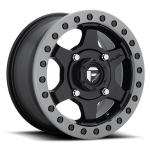 Fuel Offroad D914 GATLING BEADLOCK Matte Black 15x7 +55 4x137mm 110.1mm - WheelWiz