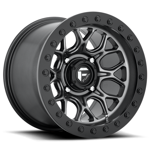 Fuel Off-road D919 MATTE GUN METAL BLACK BEAD RING 15x7 +38 4x156mm 132mm