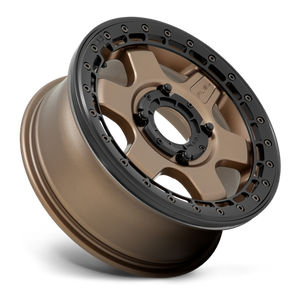 Fuel Off-road D924 BLOCK BL - OFF ROAD ONLY MATTE BRONZE WITH BLACK RING 15x6 +38 4x137mm 110.1mm