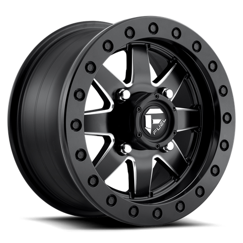 Fuel Off-road D938 MATTE BLACK MILLED 15x7 +38 4x137mm 110.1mm