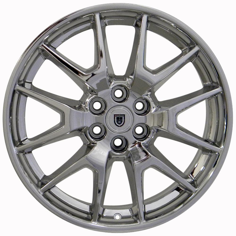 OE Wheels Replica CA12 Chrome 20x8.0 +53 6x120mm 66.9mm