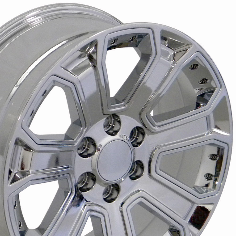 OE Wheels Replica CV93 Chrome with Chrome Insert 20x8.5 +31 6x139.7mm 78.1mm