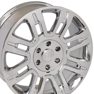 OE Wheels Replica FR98 Chrome 20x8.5 +44 6x135mm 87.0mm