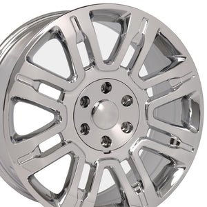 OE Wheels Replica FR98 Chrome 20x8.5 +44 6x135mm 87.0mm