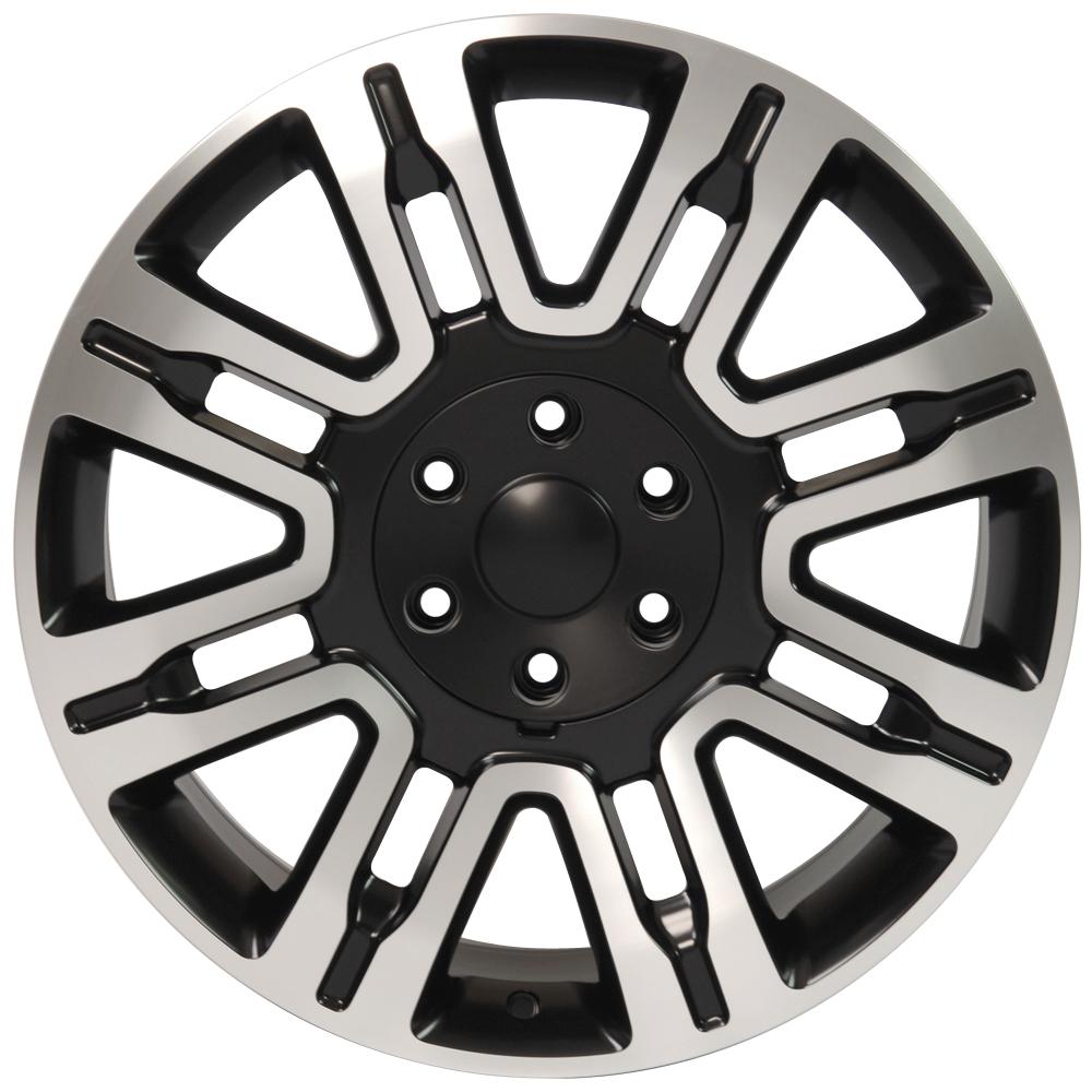 OE Wheels Replica FR98 Satin Black Machined 20x8.5 +44 6x135mm 87.0mm - Wheelwiz