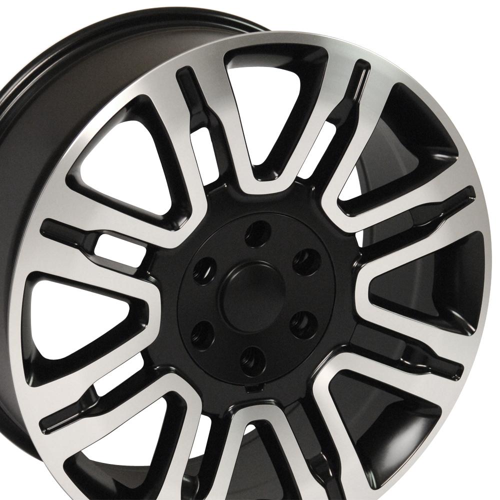 OE Wheels Replica FR98 Satin Black Machined 20x8.5 +44 6x135mm 87.0mm - Wheelwiz