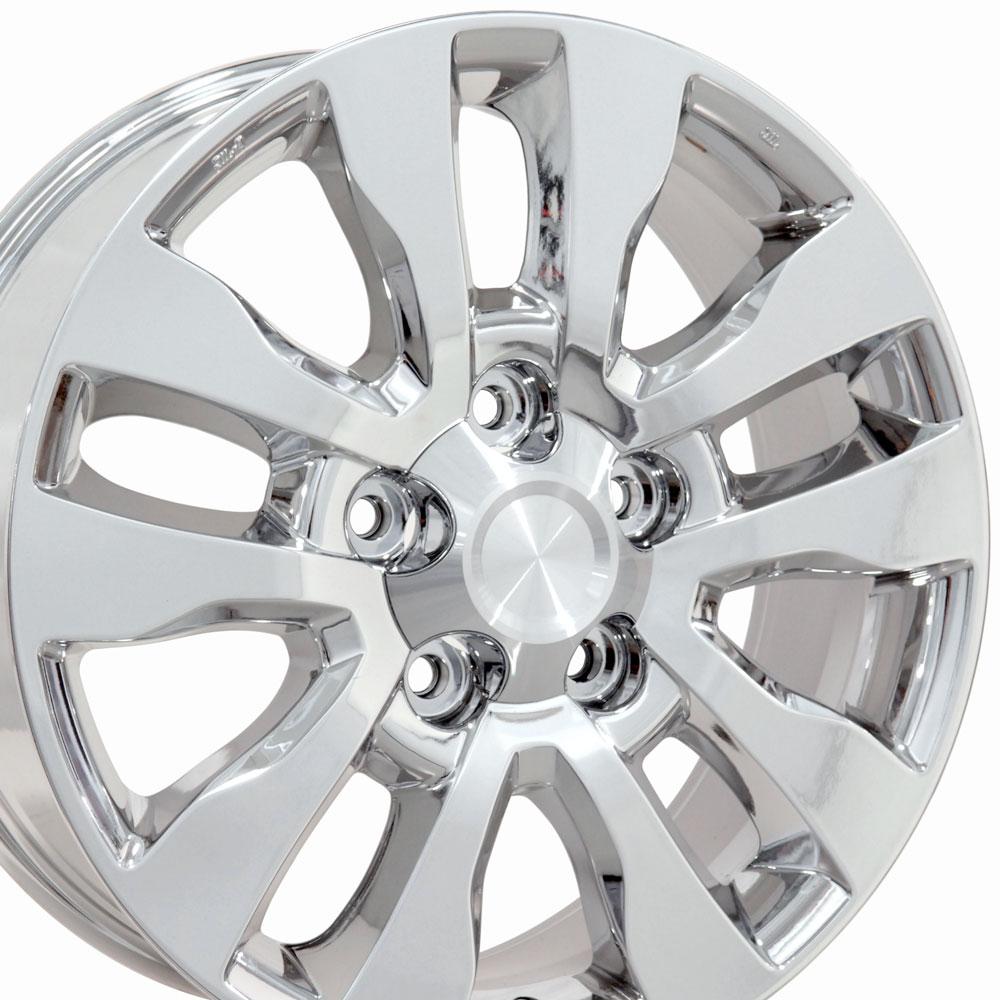 OE Wheels Replica TY11 Chrome 20x8.0 +60 5x150mm 110.0mm