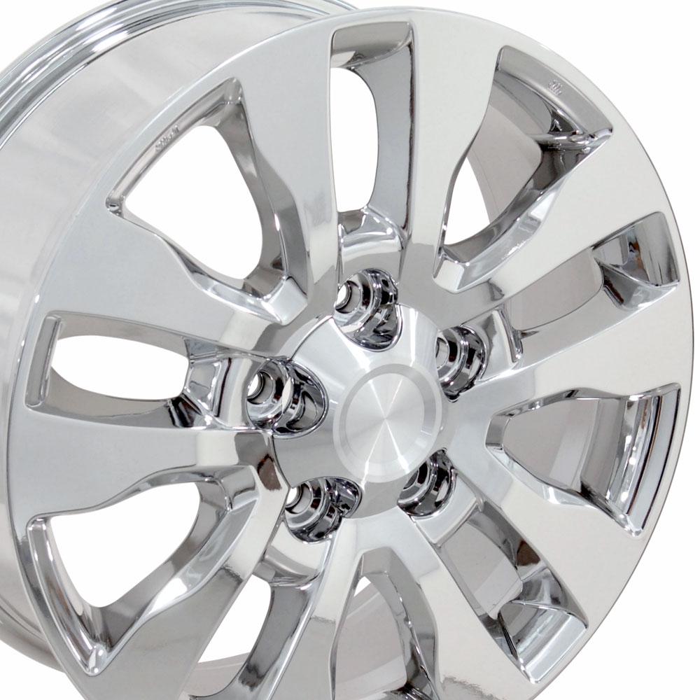 OE Wheels Replica TY11 Chrome 20x8.0 +60 5x150mm 110.0mm