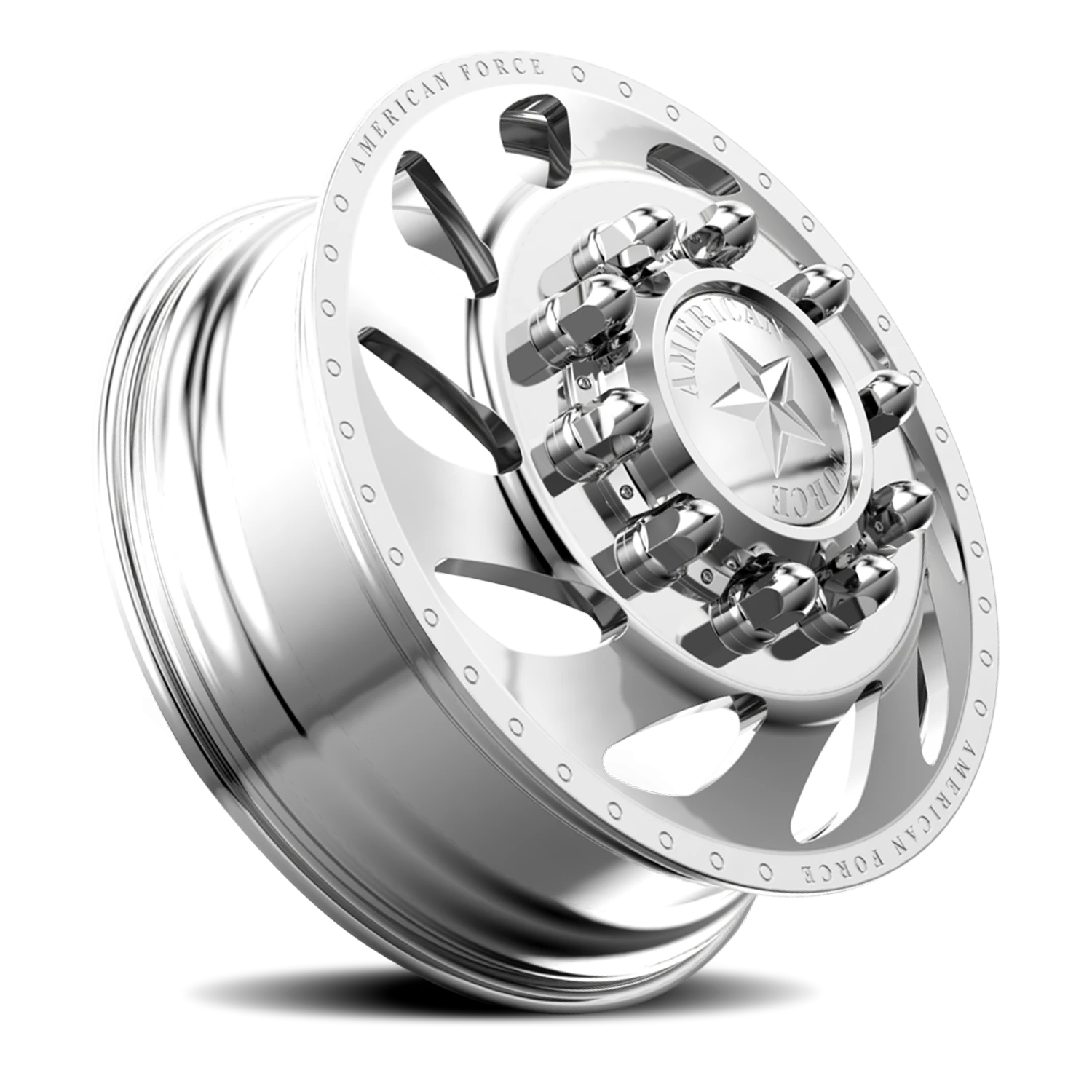 American Force F08 Flow DRW Polished 28x8.25 +169 8x165.1mm 122mm - Wheelwiz